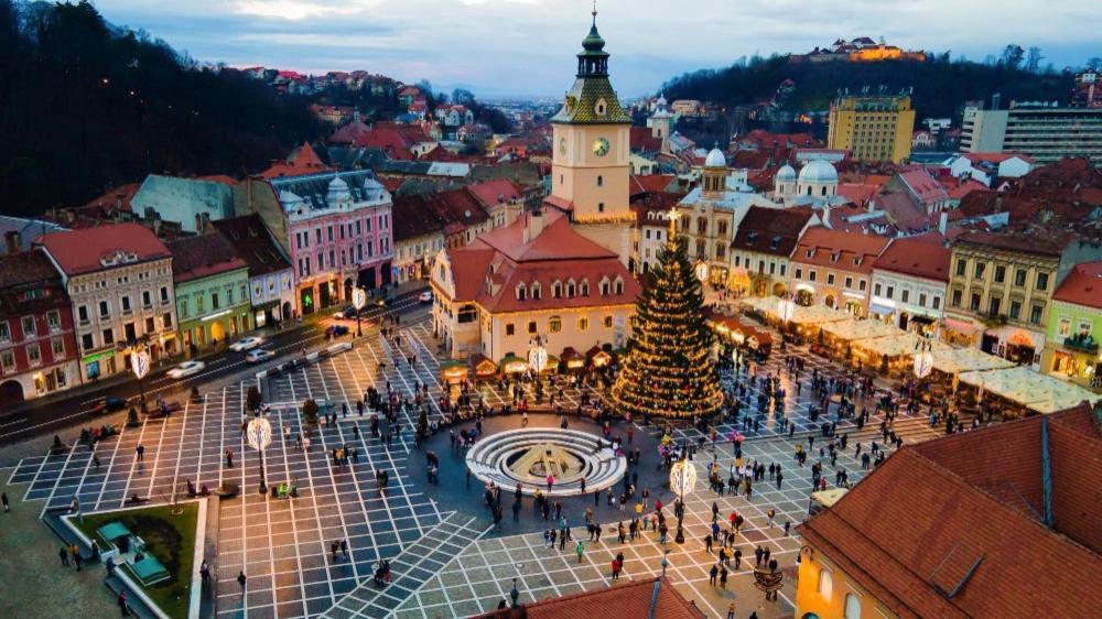 Brasov Central Suites Bagian luar foto